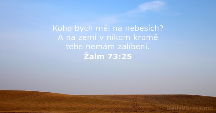 Žalm 73:25