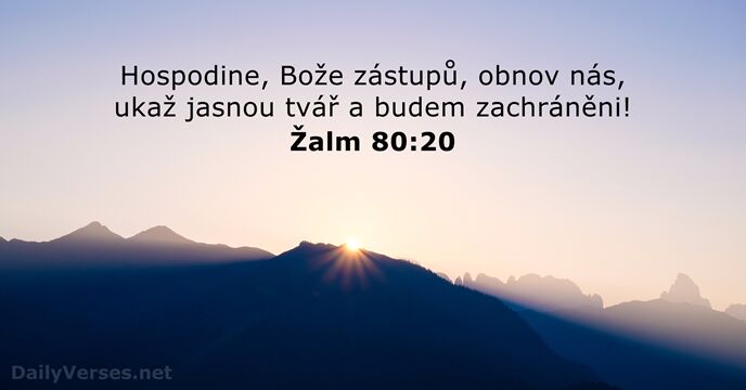 Žalm 80:20