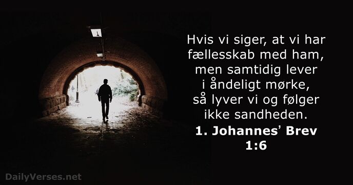 1. Johannesʼ Brev 1:6