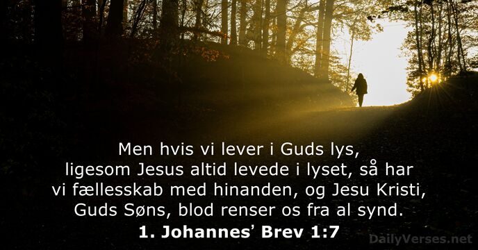 1. Johannesʼ Brev 1:7