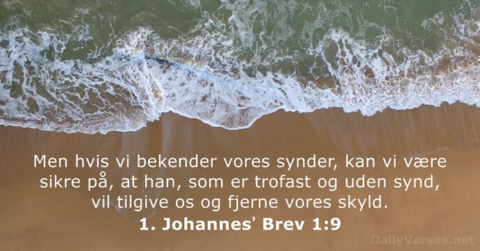 1. Johannesʼ Brev 1:9