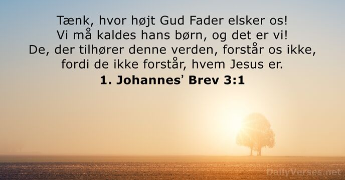1. Johannesʼ Brev 3:1