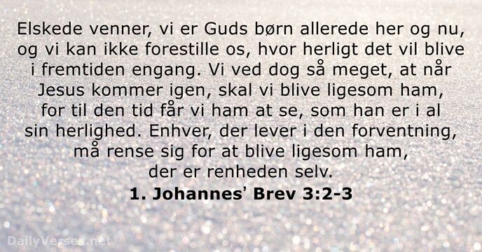 1. Johannesʼ Brev 3:2-3
