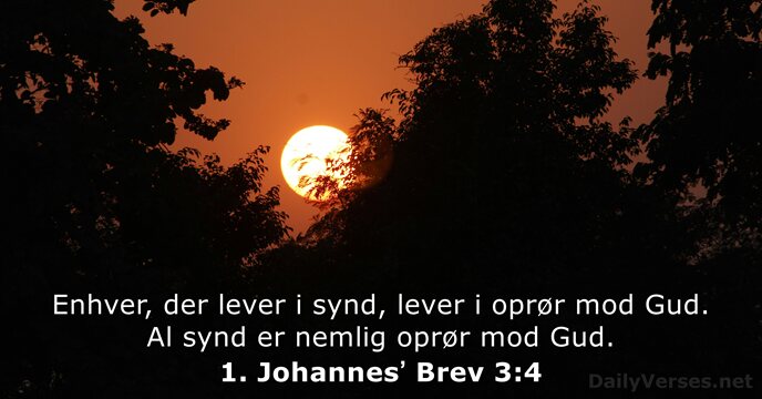 1. Johannesʼ Brev 3:4