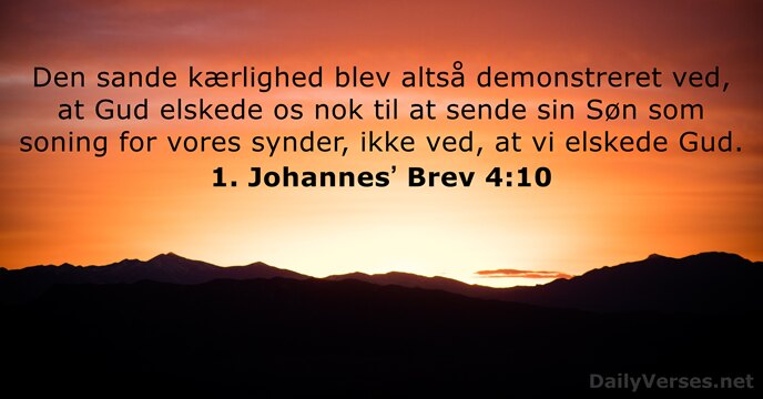 1. Johannesʼ Brev 4:10