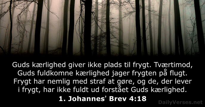 1. Johannesʼ Brev 4:18
