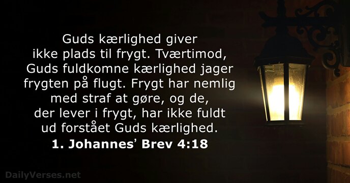 1. Johannesʼ Brev 4:18