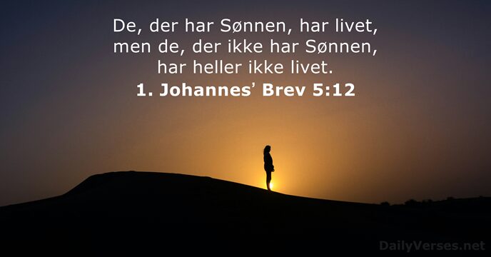 1. Johannesʼ Brev 5:12