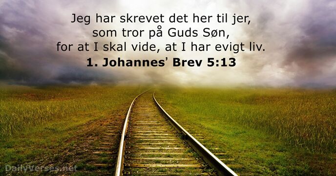1. Johannesʼ Brev 5:13