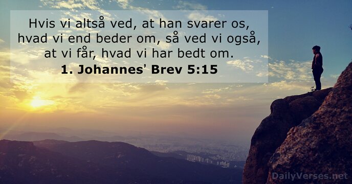 1. Johannesʼ Brev 5:15