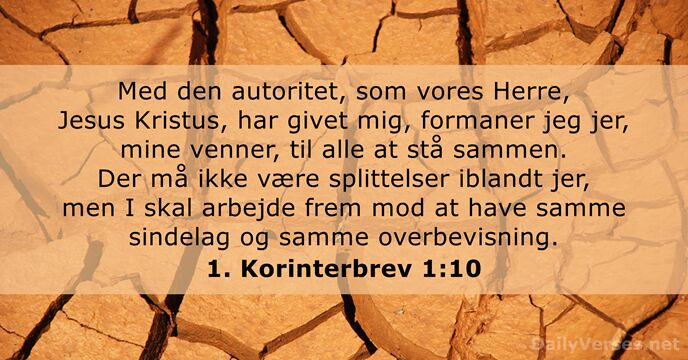 1. Korinterbrev 1:10