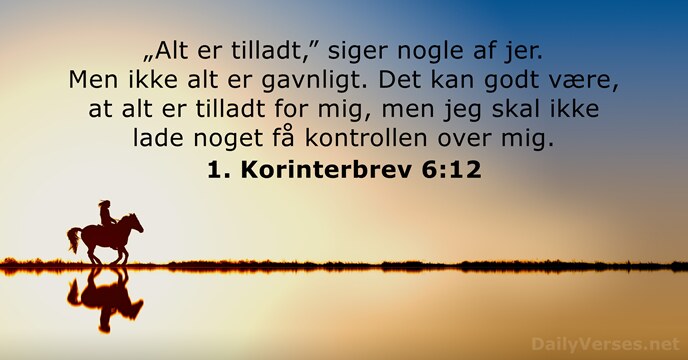 1. Korinterbrev 6:12