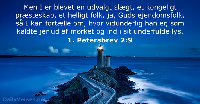 1. Petersbrev 2:9
