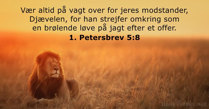 1. Petersbrev 5:8