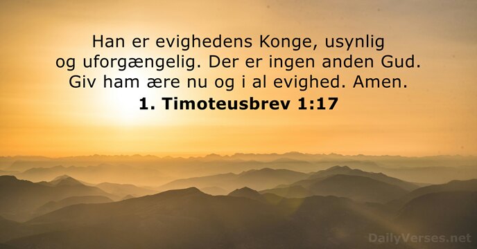 1. Timoteusbrev 1:17