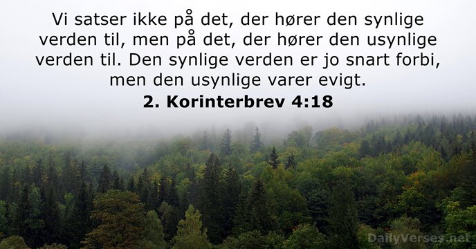 2. Korinterbrev 4:18