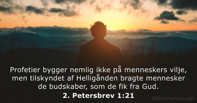 2. Petersbrev 1:21