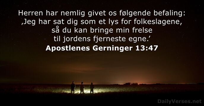 Apostlenes Gerninger 13:47