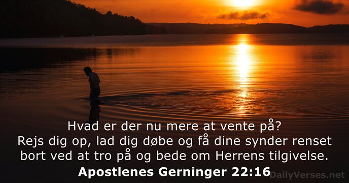Apostlenes Gerninger 22:16