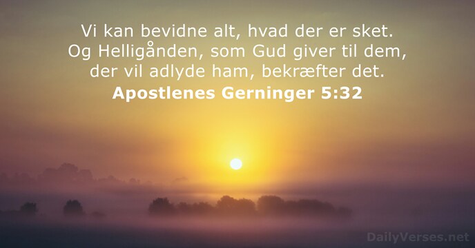 Apostlenes Gerninger 5:32