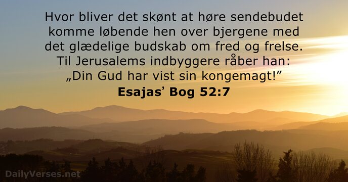 Esajasʼ Bog 52:7
