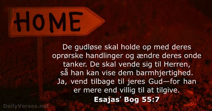 Esajasʼ Bog 55:7