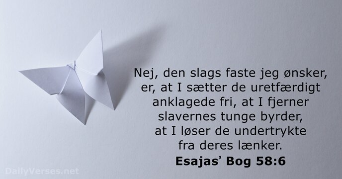Esajasʼ Bog 58:6