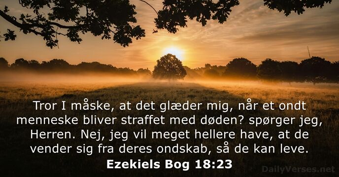 Ezekiels Bog 18:23