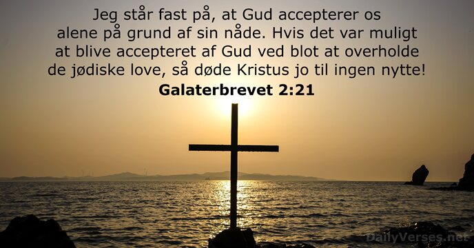 Galaterbrevet 2:21