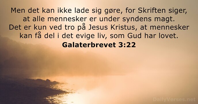 Galaterbrevet 3:22