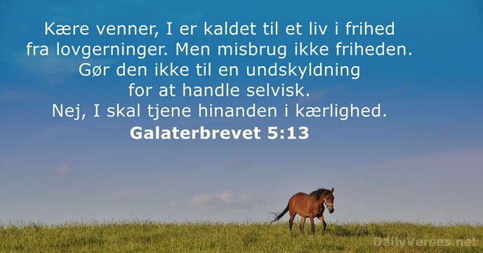 Galaterbrevet 5:13