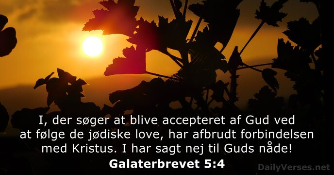 Galaterbrevet 5:4