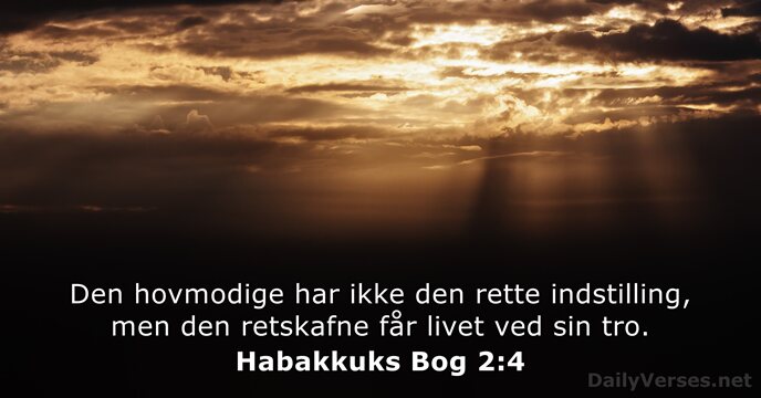 Habakkuks Bog 2:4