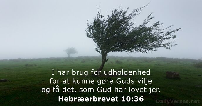 Hebræerbrevet 10:36