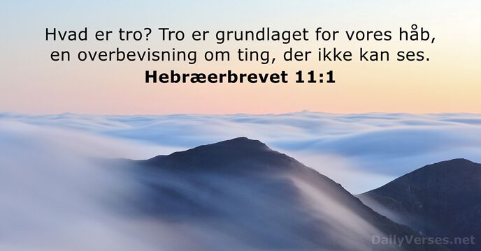 Hebræerbrevet 11:1