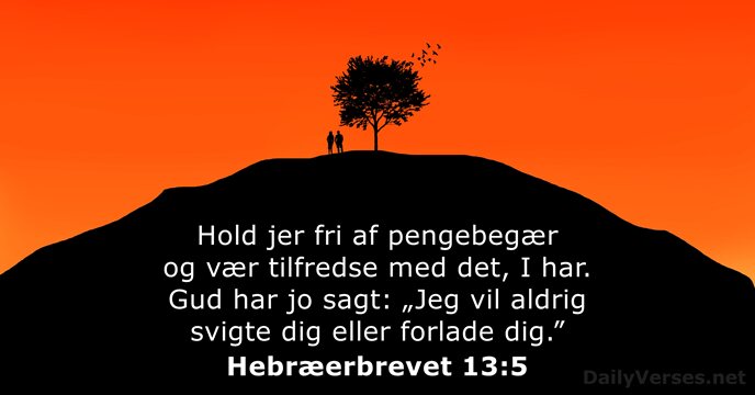 Hebræerbrevet 13:5