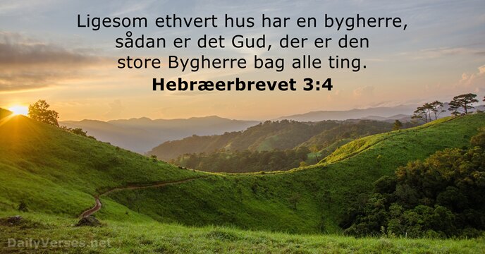 Hebræerbrevet 3:4