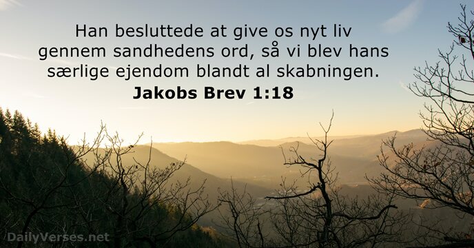 Jakobs Brev 1:18
