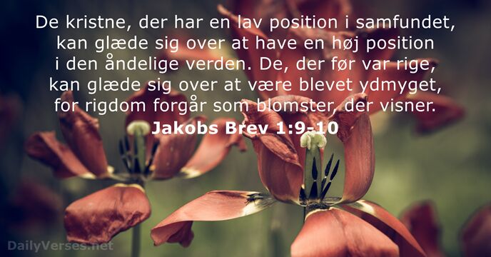 Jakobs Brev 1:9-10