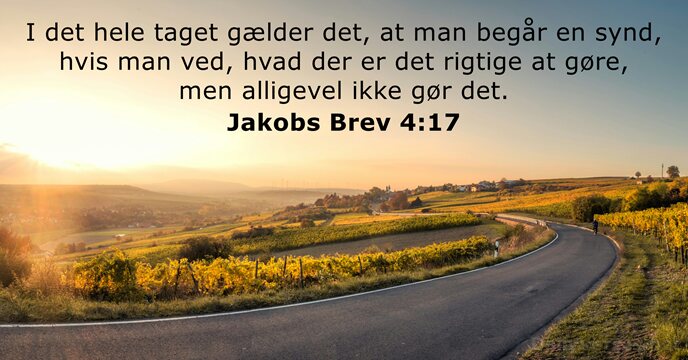 Jakobs Brev 4:17