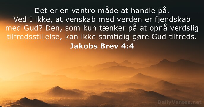 Jakobs Brev 4:4