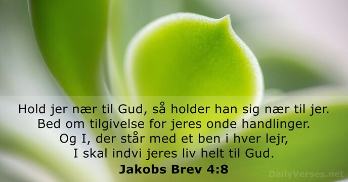 Jakobs Brev 4:8