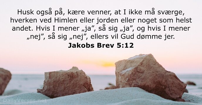 Jakobs Brev 5:12