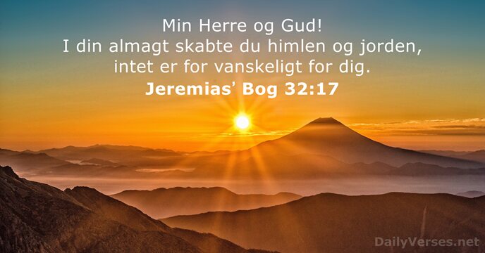 Jeremiasʼ Bog 32:17
