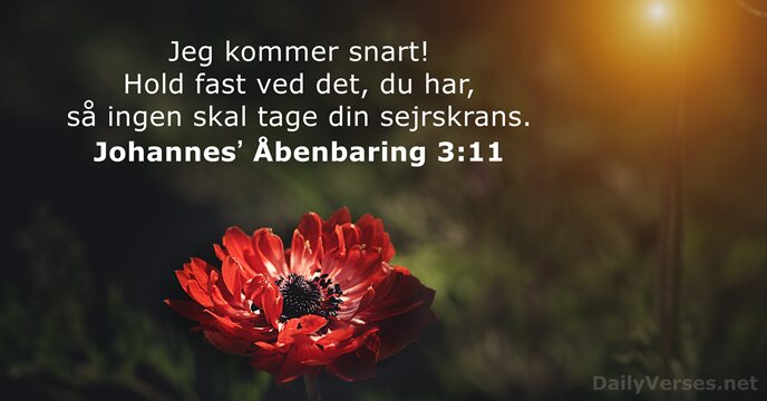 Johannesʼ Åbenbaring 3:11