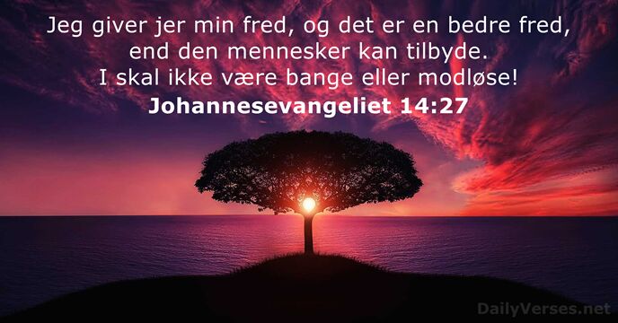 Johannesevangeliet 14:27