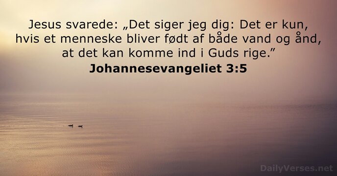 Johannesevangeliet 3:5