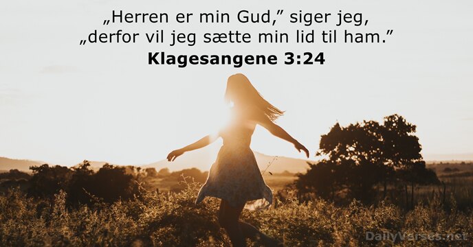 Klagesangene 3:24