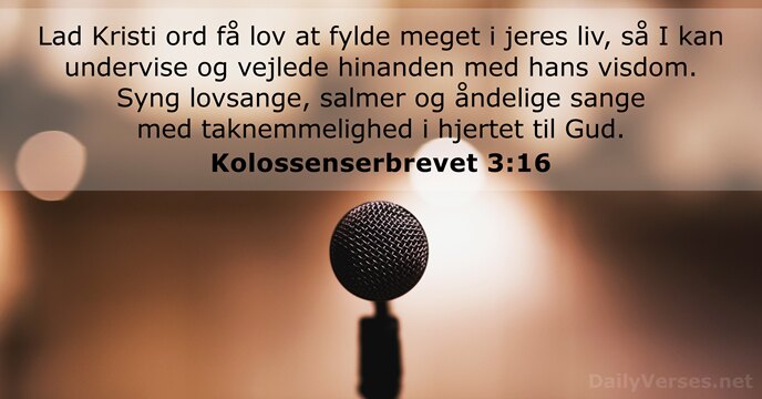 Kolossenserbrevet 3:16