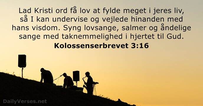 Kolossenserbrevet 3:16